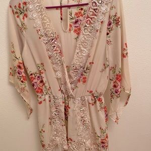 Beautiful Floral Romper
